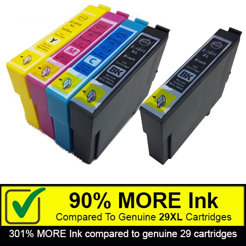Compatible Epson 18XL - Multipack (BCMY) + 1 EXTRA Black
