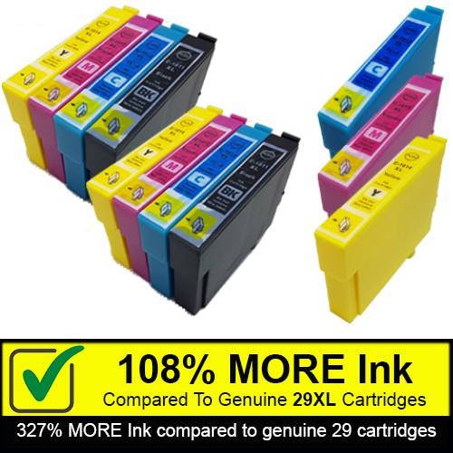 Compatible Epson 18XL - 2 Multipacks (BCMY) + Choose 3 FREE Cartridges