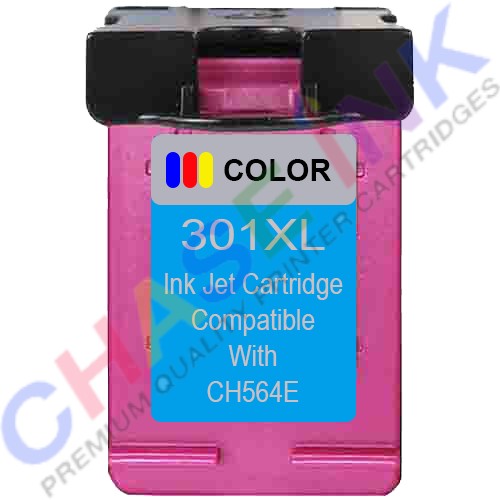HP 301XL High Yield Tri-color Remanufactured Ink Cartridge (18ml) 