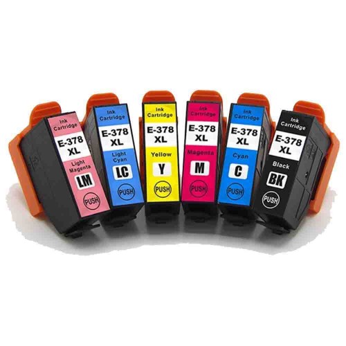 1 Multipack - 6 Compatible Ink Cartridges To Replace Epson 378 378XL (69ml)
