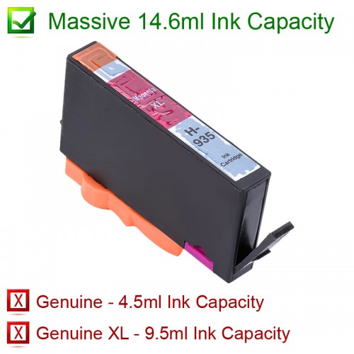 HP 935XL Compatible High Yield Ink Cartridges - Magenta