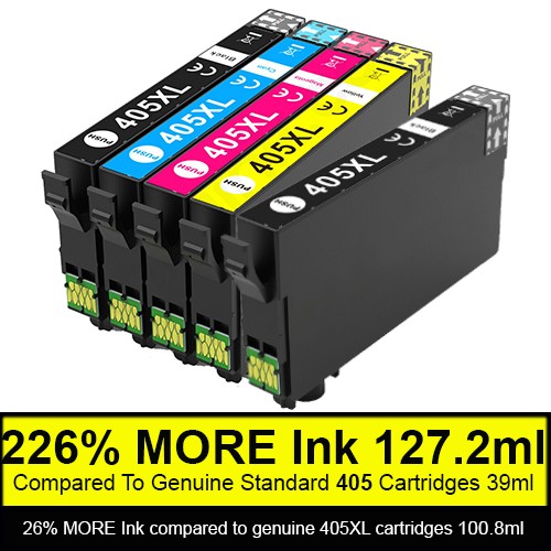 compatible epson 405xl multipack 4 colours 79.2ml