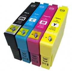 1 Multipack - 4 Compatible Ink Cartridges To Replace Epson T1291-4 (67ml)