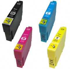 Mix ANY 4 Cartridges - Compatible Ink Cartridges To Replace Epson T1291-4 T1295