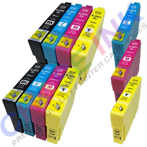 Compatible Epson 603XL - 2 Multipacks (BCMY) + CMY