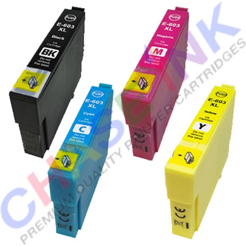Compatible Epson 603XL - Mix ANY 4 High Capacity Inkjet Cartridges
