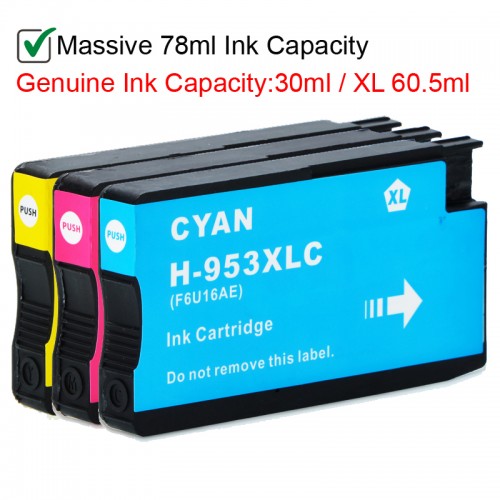 Compatible HP 953XL - Multipack (CMY) (78ml)
