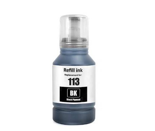 Compatible Epson 113 EcoTank Black Pigment Ink Bottle