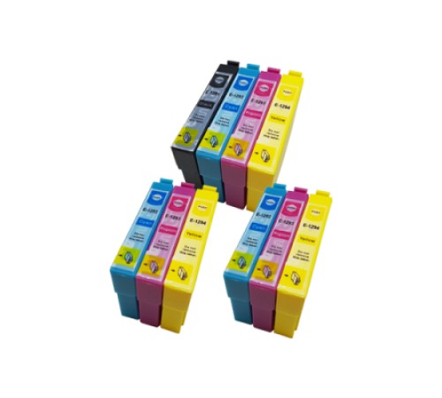 10 Inks - Compatible Epson T1295 (T1291/2/3/4) Ink Cartridge Colour Mixed Multipack