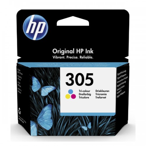 HP 305 Tri-color Original Ink Cartridge 3YM60AE