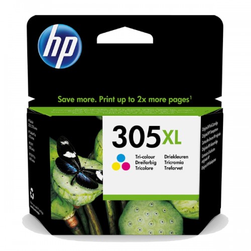 HP 305XL High Yield Tri-color Original Ink Cartridge 3YM63AE