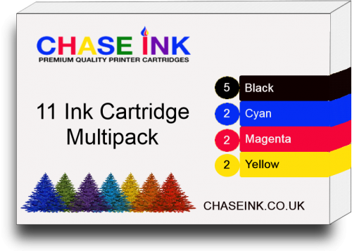 2 Multipacks (BCMY) + 3 Black - Compatible Epson 29 / 29XL (Strawberry) Extra High Capacity Ink Cartridges