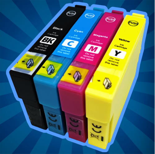 1 Multipack (BCMY) - Compatible Epson 29 / 29XL (Strawberry) Extra High Capacity Ink Cartridges