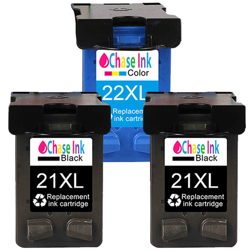 HP 21XL Black / HP 22XL Colour - Remanufactured Ink Cartridge 3-pack (58ml)