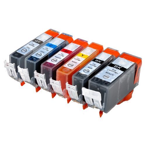 Compatible Canon PGI-525 / CLI-526 Ink Cartridge Pack (inc. Grey) - 6 Inks