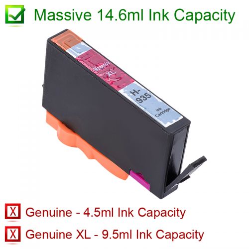 HP 935XL Compatible High Yield Ink Cartridges - Magenta