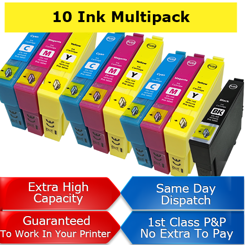 3 x CMY + 1 Black - Compatible Epson 29XL High Capacity Ink Cartridges