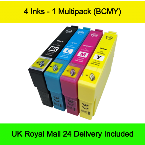 1 Multipack (BCMY) - Compatible Epson 603 / 603XL (Starfish) Extra High Capacity Ink Cartridges
