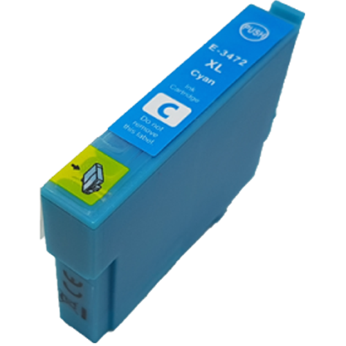 Cyan - 1 Compatible Ink Cartridges To Replace Epson 34 34XL (14ml)