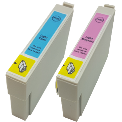 LC/LM Pack - 2 Compatible Ink Cartridges To Replace Epson T0805-6 (38ml)