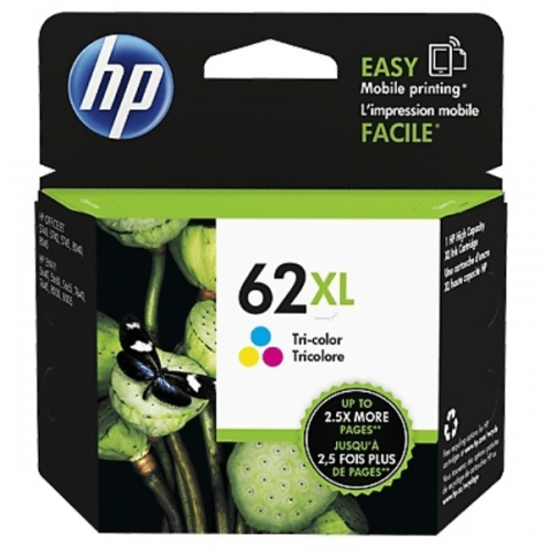Original HP 62XL High Yield Tri-color Ink Cartridge (11.5ml)