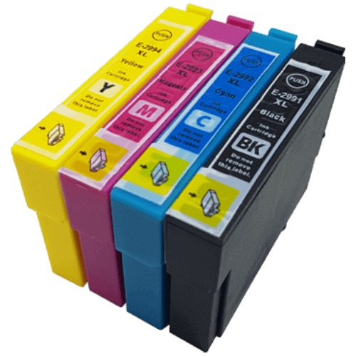 Compatible Epson 29XL High Capacity Ink Cartridges - Multipack (BCMY) 60.2ml