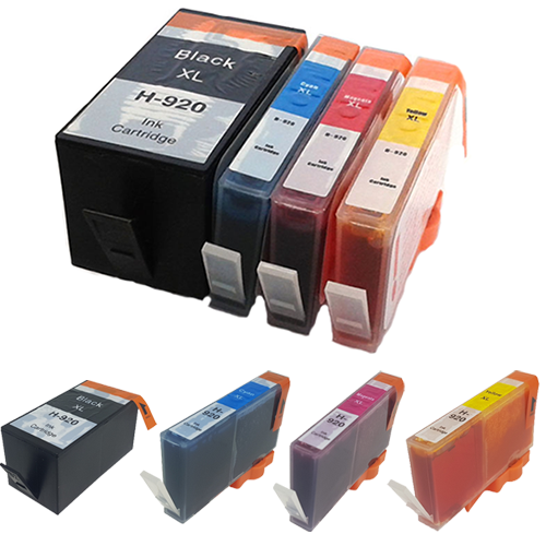 HP 920XL Compatible 4 Pack (BCMY) + Choose 1 EXTRA High Yield Ink Cartridge