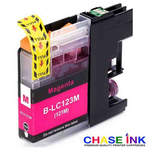 Magenta - 1 Compatible Ink Cartridge To Replace Brother LC123 XL Series (10ml)