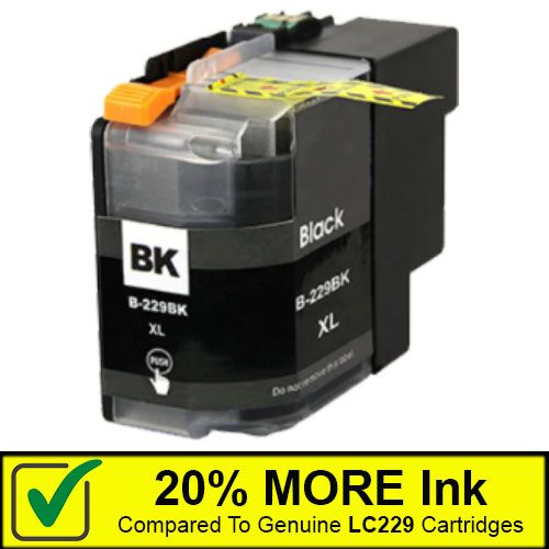 Black Compatible Ink Cartridge To Replace Brother LC229XL (57.6ml)